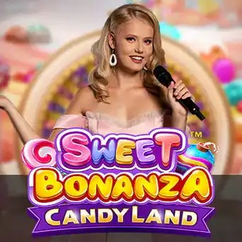 Live Dealer logo of Sweet Bonanza CandyLand from Pragmatic Play at Shelbyspin