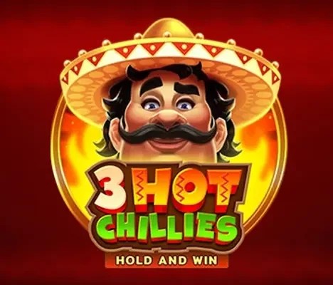 3 Hot Chillies slot visual from 3 Oaks Gaming available on shelbyspincasino.com