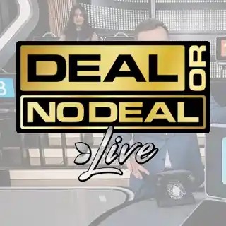Official Live Dealer logo: Deal or No Deal Live by Evolution at Shelbyspin