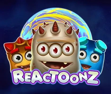 Reactoonz casino game by Play'n GO – featured logo at Shelbyspin