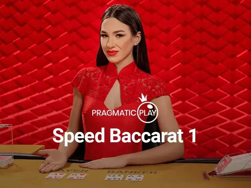 Speed Baccarat by Atmosfera, showcased at shelbyspincasino.com – game logo
